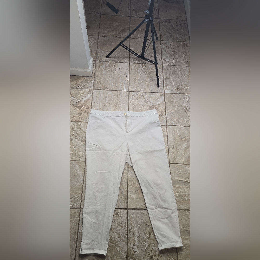 Calvin Klein Women's High Rise Jeans - White